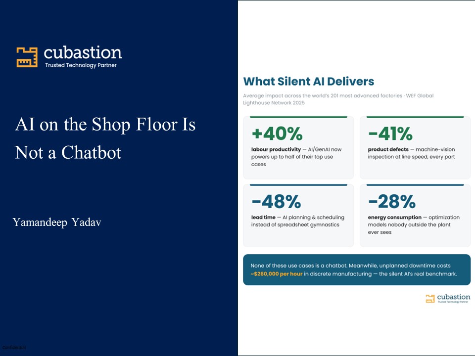AI on the Shop Floor Is Not a Chatbot