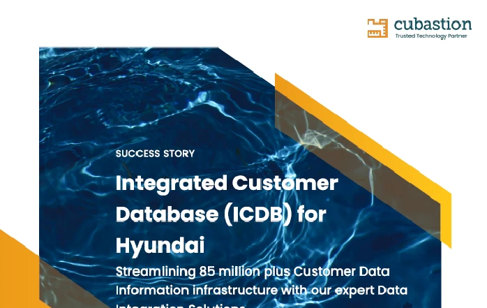 Integrated Customer Database (ICDB) for Hyundai